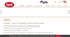 Desktop Screenshot of hoch-oblaten.de